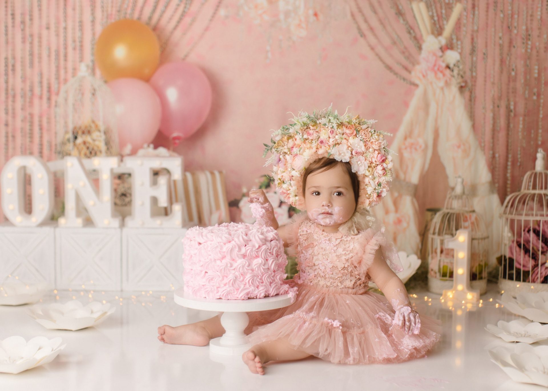 Workshop Newborn Fotografie Dortmund torten fotoshooting