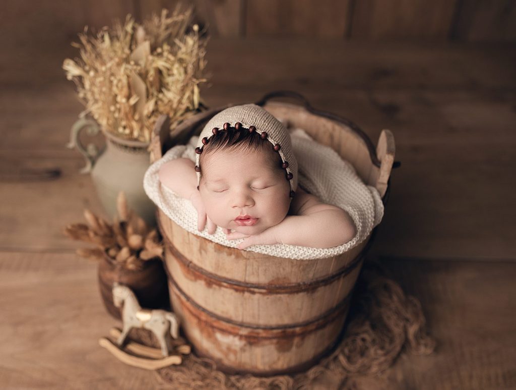 Neugeborenen Shooting Düsseldorf Neugeborenes mit sanftem Licht